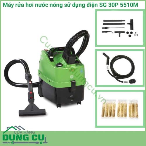 Máy rửa hơi nước nóng sử dụng điện SG 30P 5510M thường dùng để vệ sinh khoang máy, nội thất cũng phù hợp cho việc làm sạch trong công ty, gia đình, trong các bệnh viện, trường học, nhà hàng, khách sạn, xe hơi, lĩnh vực cơ khí, vv…