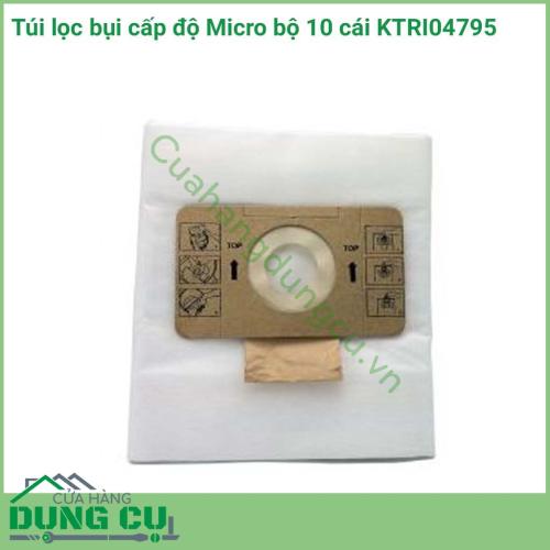 Túi lọc bụi cấp độ Micro bộ 10 cái KTRI04795