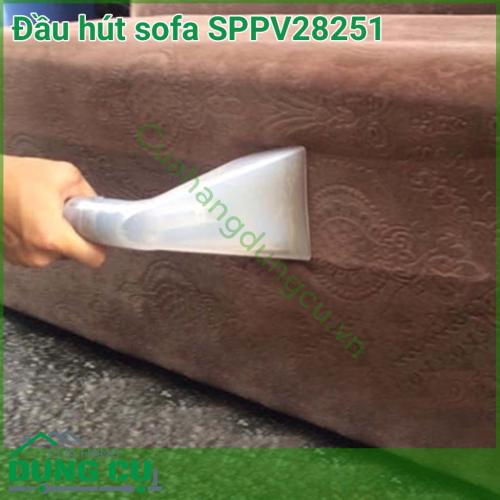 Đầu hút sofa SPPV28251 giúp máy thực hiện tốt hơn chức năng hút bụi bẩn quá trình vệ sinh trở nên đơn giản dễ dàng và nhanh chóng hơn bao giờ hết.