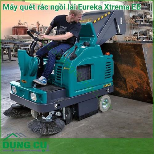 Máy quét rác ngồi lái hoạt động bằng ắc quy Eureka Xtrema EB là loại máy quét rác được kết hợp giữa công nghệ và ý tưởng để có thể làm sạch hoàn toàn các khu vực rộng, vận hành hoàn toàn thoải mái, nhanh chóng với mức chi phí thấp.