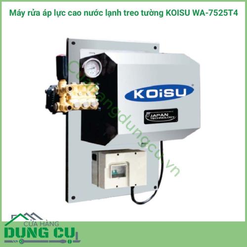 Máy rửa áp lực cao nước lạnh treo tường KOISU WA-7525T4 là sản phẩm quen thuộc trong mỗi gia đình và thực sự cần thiết trong các quán rửa xe lớn nhỏ