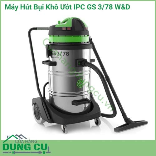 Máy hút bụi khô ướt GS 3/78 W&D được sử dụng nhiều trong các hộ gia đình, nhà hàng, khách sạn, …​​​​​​​