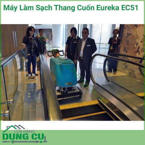 Máy Làm Sạch Thang Cuốn Eureka EC51 có công suất làm việc mạnh mẽ, thùng chứa nước lớn giúp người dùng nhanh chóng hoàn thành công việc.