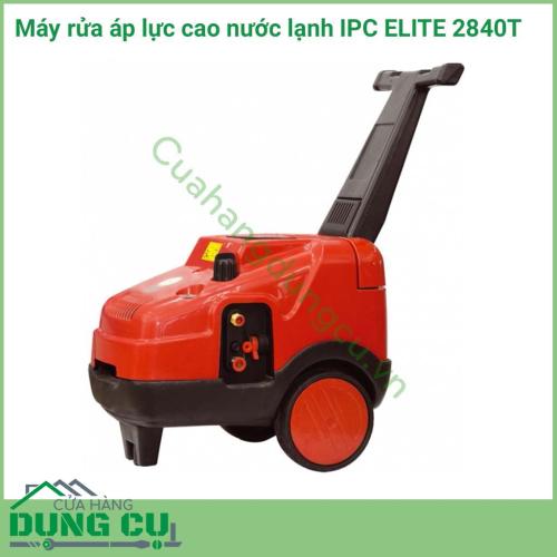 Máy rửa áp lực cao nước lạnh IPC ELITE 2840T là máy xịt nước áp lực cao chuyên dụng để vệ sinh, làm sạch ở các công trình xây dựng, nhà máy sản xuất, xưởng đông lạnh, xưởng thủy hải sản, khu chế biến thực phẩm,..