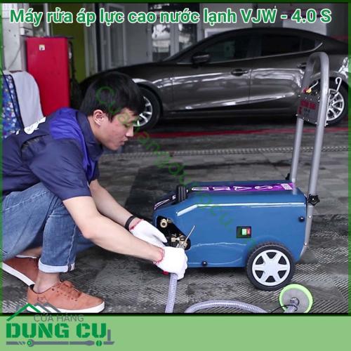 Máy rửa áp lực cao nước lạnh VJW - 4.0 S thiết kế nhỏ nhắn, chắc chắn cùng với những tính năng hiện đại đem lại hiệu quả  cao trong công việc. 