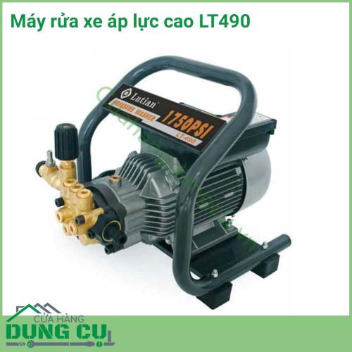 Máy rửa xe áp lực cao LT490 là sản phẩm được thiết kế chắc chắn và bền bỉ. Sử dụng rửa xe nhanh chóng và tiện lợi.