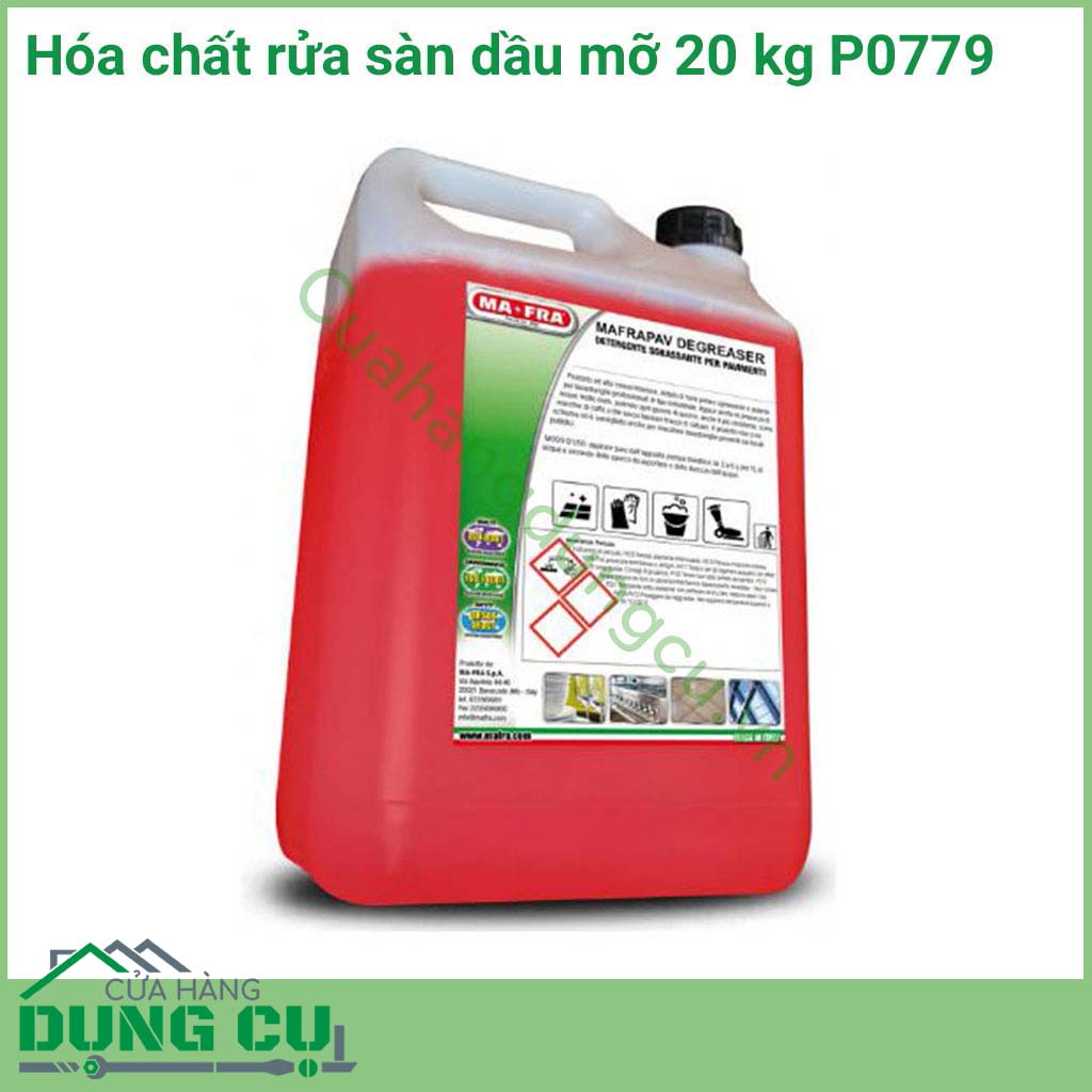 Hóa chất rửa sàn công nghiệp dầu mỡ 20 kg P0779