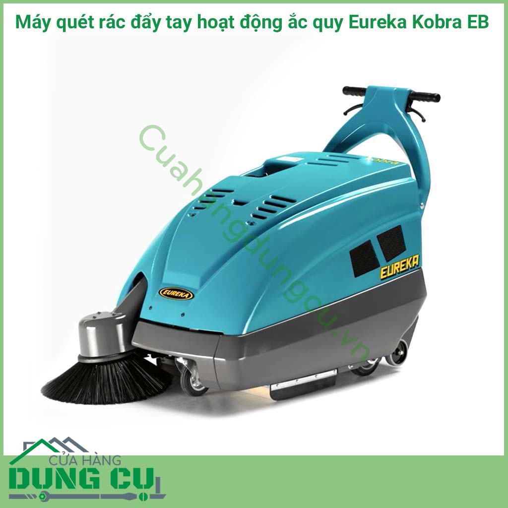 Máy quét rác đẩy tay hoạt động bằng ắc quy Eureka Kobra EB