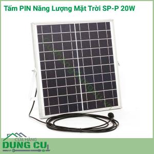 Tấm PIN năng lượng mặt trời SP-P 20W