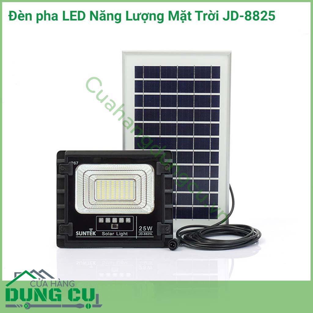 Đèn pha LED năng lượng mặt trời JD-8825