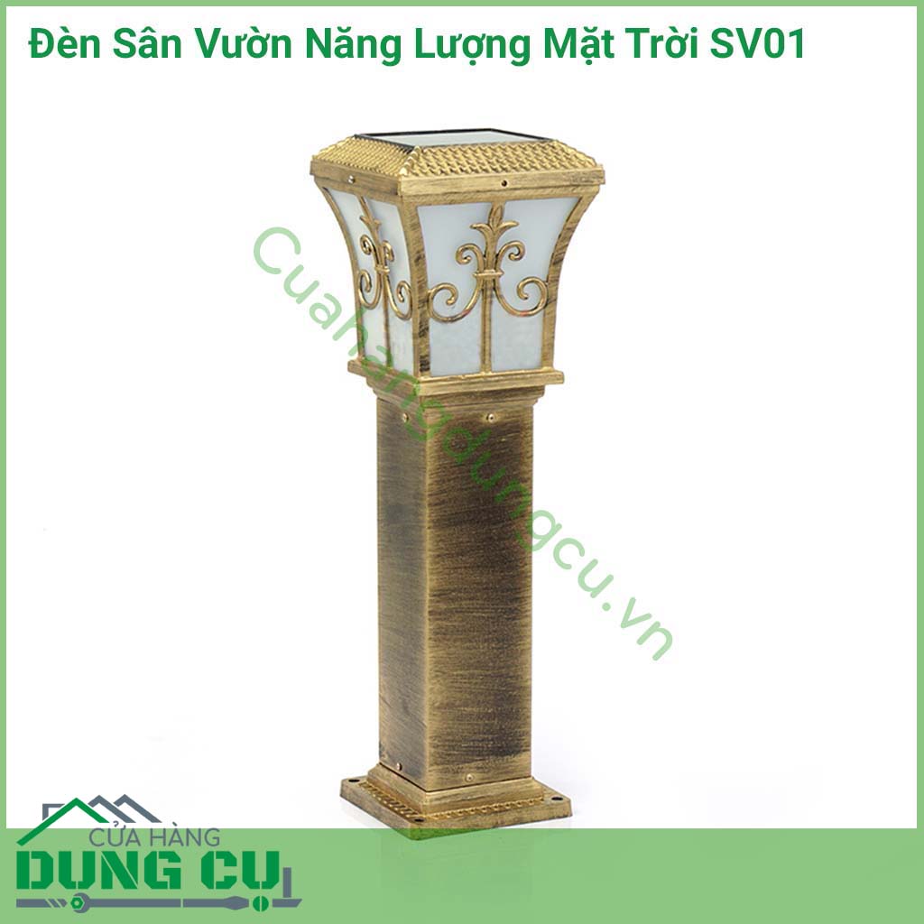 Đèn sân vườn năng lượng mặt trời SV01