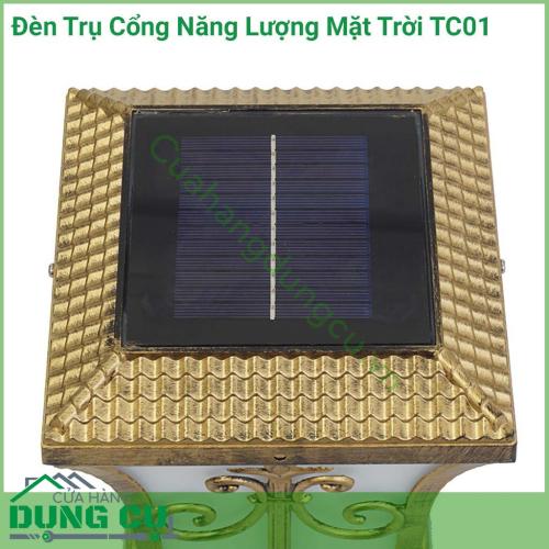 Đèn trụ cổng năng lượng mặt trời TC01 chuyên dùng để lắp đặt và trang trí tại các vị trí ở cổng, hàng rào xung quanh nhà, sân vườn, trang trí biệt thự,...là giải pháp chiếu sáng thông minh, tiết kiệm năng lượng, không thải thủy ngân ra môi trường.