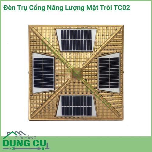 Đèn trụ cổng năng lượng mặt trời TC02 chuyên dùng để lắp đặt và trang trí tại các vị trí ở cổng, sân vườn, trang trí biệt thự, resot...là giải pháp chiếu sáng thông minh, tối ưu, tiết kiệm năng lượng, không thải thủy ngân ra môi trường.