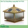 Đèn trụ cổng năng lượng mặt trời TC03 chuyên dùng để lắp đặt và trang trí tại các vị trí ở cổng, hàng rào xung quanh nhà, sân vườn, trang trí biệt thự, resot...giải pháp chiếu sáng thông minh, tiết kiệm năng lượng, không thải thủy ngân ra môi trường.