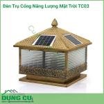 Đèn trụ cổng năng lượng mặt trời TC03