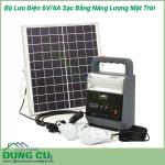 Bộ lưu điện 6V/6A sạc bằng năng lượng mặt trời