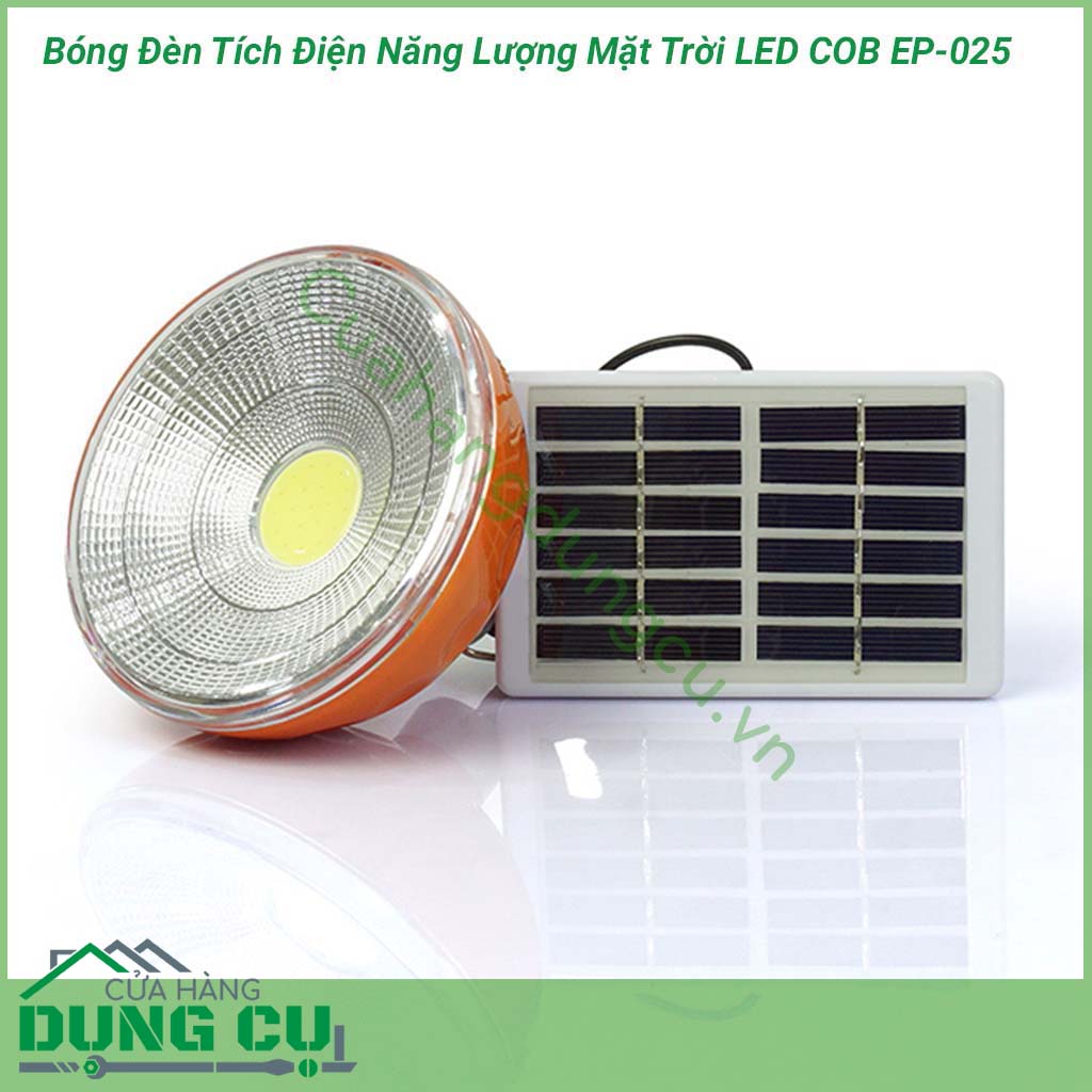 Bóng đèn tích điện năng lượng mặt trời LED COB EP-025