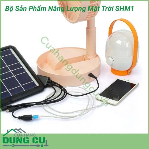 Bộ sản phẩm năng lượng mặt trời SHM1 là bộ sản phẩm hữu ích mà mỗi gia đình lên có để phòng trường hợp mỗi khi mất điện hoặc những nơi chưa có nguồn điện lưới.