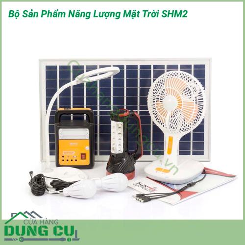 Bộ sản phẩm năng lượng mặt trời SHM2 những ngày nóng bức lại bị mất điện hoặc nơi không thể kéo nguồn điện thì sẽ gây cho bạn và thành viên trong gia đình sự khó chịu, nhưng khi bạn sở hữu thì việc có điện hay không có điện sẽ không thành vấn đề.