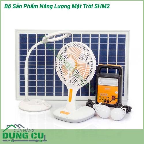 Bộ sản phẩm năng lượng mặt trời SHM2 những ngày nóng bức lại bị mất điện hoặc nơi không thể kéo nguồn điện thì sẽ gây cho bạn và thành viên trong gia đình sự khó chịu, nhưng khi bạn sở hữu thì việc có điện hay không có điện sẽ không thành vấn đề.