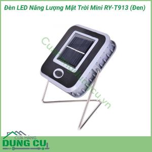 Đèn LED năng lượng mặt trời mini RY-T913 (Đen)