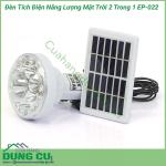 Đèn tích điện năng lượng mặt trời 2 trong 1 EP-022