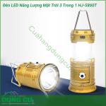 Đèn LED năng lượng mặt trời 3 trong 1 HJ-5800T