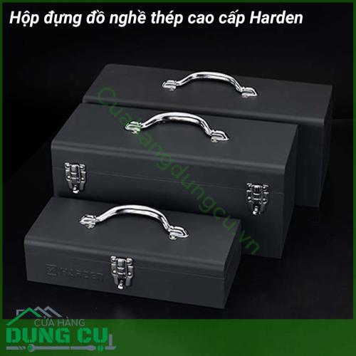 Hộp đựng đồ nghề thép cao cấp Harden 520103 có không gian đựng đồ nghề rộng giúp bạn có thể đựng từ ốc vít đến kìm, búa, cờ lê, tô vít, máy khoan,...