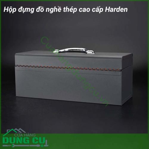 Hộp đựng đồ nghề thép cao cấp Harden 520103 có không gian đựng đồ nghề rộng giúp bạn có thể đựng từ ốc vít đến kìm, búa, cờ lê, tô vít, máy khoan,...