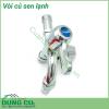 Vòi củ sen lạnh có 02 chức năng xả nước, 1 xả nước xuống bể chứa, 1 dùng để nối dây sen tắm, dây xịt vệ sinh,dây rửa xe….Bên cạnh đó đầu xả nước xuống chậu chứa nước cũng có thể nối dây máy giặt. Vòi có độ bền và tuổi thọ cao, đẹp mắt dễ dàng vệ sinh.