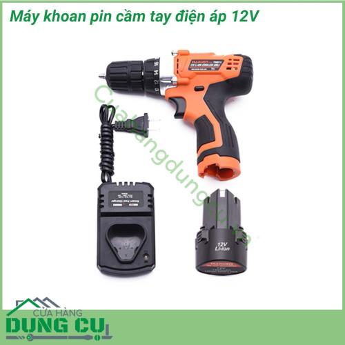 Máy khoan pin mini cầm tay điện áp 12V được sản xuất trên công nghệ hiện đại Châu Âu có công suất mạnh mẽ, làm việc hiệu quả, có thể khoan trên nhiều bề mặt, chất liệu. Đây là một chiếc máy khoan cầm tay đa năng thích hợp cho gia đình đáng mua nhất. 