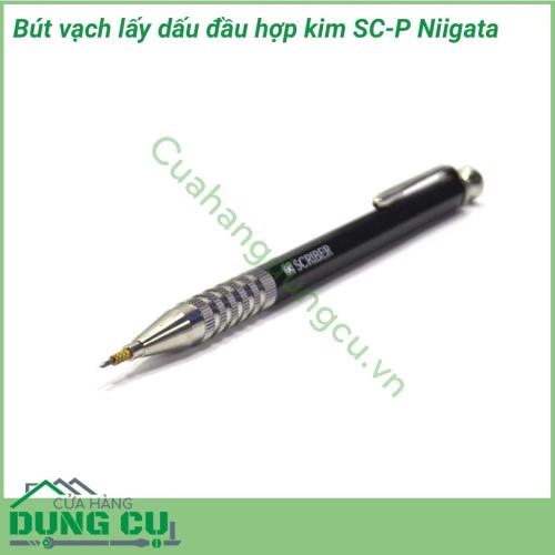 Dụng cụ lấy dấu đầu hợp kim SC-P Niigata Nhật Bản là 1 công cụ rất tiện dụng và phổ biến trong công việc sản xuất các đồ dùng bằng gỗ, nhôm, sắt, inox... Công dụng cảu dụng cụ lấy dấu là giúp người thợ lấy được dấu tâm đúng theo ý để khoan chính xác hơn.