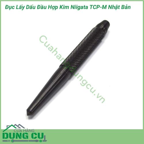 Đục lấy dấu đầu hợp kim Niigata TCP-M Nhật Bản là dụng cụ sửa chữa không thể thiếu trong thùng đồ nghề của những anh thợ và thùng đồ nghề gia đình. Dùng để lấy dấu trên tấm thép, gỗ, nhôm...... 