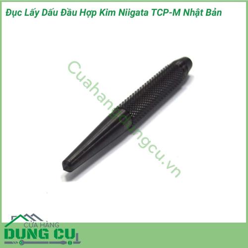 Đục lấy dấu đầu hợp kim Niigata TCP-M Nhật Bản là dụng cụ sửa chữa không thể thiếu trong thùng đồ nghề của những anh thợ và thùng đồ nghề gia đình. Dùng để lấy dấu trên tấm thép, gỗ, nhôm...... 