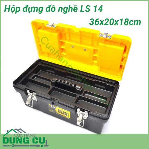 Hộp đựng đồ nghề, dụng cụ sửa chữa đa năng LS 14 có kích thước nhỏ gọn nên có thể sắp xếp gọn gàng, ngăn nắp trong gia đình.