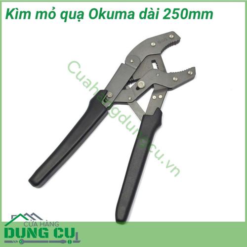 Kìm mỏ quạ Okuma dài 250mm là công cụ hữu dụng và quen thuộc của mỗi gia đình để sửa chữa nước. Một chiếc kìm mỏ quạ tốt là có răng kìm sắc, khả năng bám tốt để dễ dàng vặn hoặc thao tác