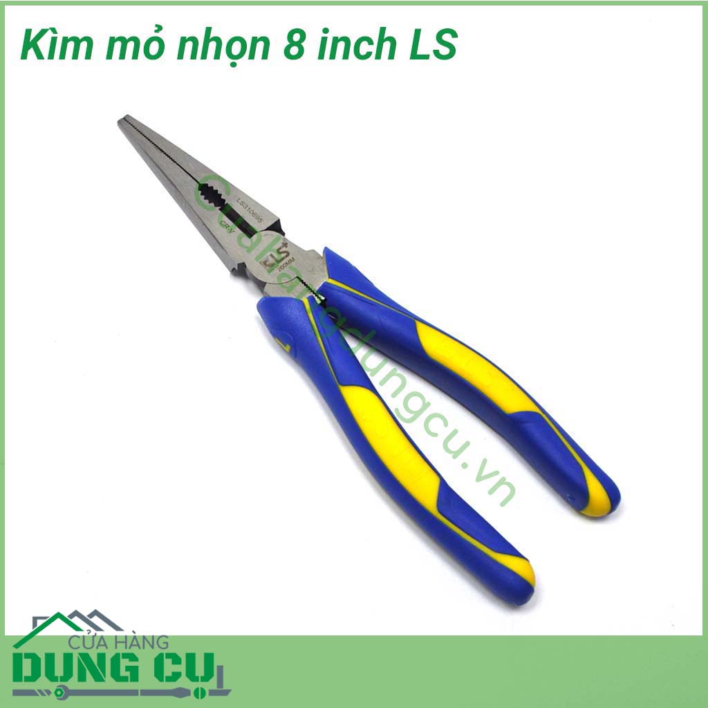 Kìm mỏ nhọn 8 inch LS