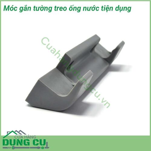 Móc treo ống nước gắn tường tiện dụng giúp bảo quản dây tưới vườn, dây phun xịt rửa của bạn luôn gọn gàng, ngăn nắp.