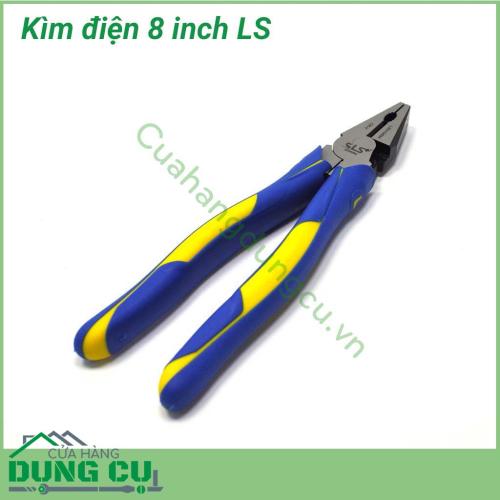 Kìm điện 8 inch LS là dụng cụ sửa chữa điện chuyên dành cho các bác thợ điện với sự sắc bén và độ bền cao giúp thao tác dễ dàng, hiệu quả.