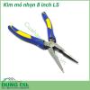 Kìm mỏ nhọn 8 inch LS thiết kế nhỏ gọn, dễ dàng thao tác. Lưỡi cắt sắc bén và bền. Tay cầm của kìm làm bằng nhựa cao cấp, chống trơn trượt.