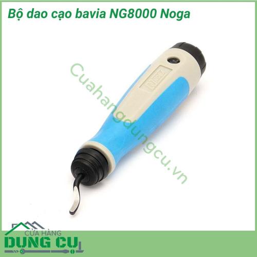 Bộ dao cạo bavia NG8000 Noga có khả năng quay 360 độ cho phép gọt linh hoạt trên các loại góc cạnh. NG8000 được sản xuất siêu bền để gọt bavia trên các sản phẩm kim loại, thép, nhôm và nhựa.