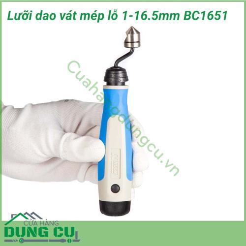 Lưỡi dao vát mép lỗ 1-16.5mm BC1651 Noga dùng để vát mép lỗ, đường kính lỗ có thể vát mép được từ 1-16.5mm