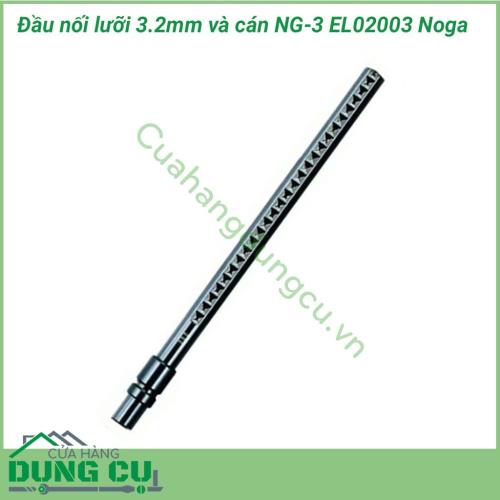 Đầu nối lưỡi 3.2mm và cán NG-3 EL02003 Noga