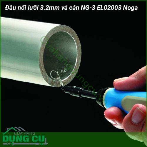 Đầu nối lưỡi 3.2mm và cán NG-3 EL02003 Noga