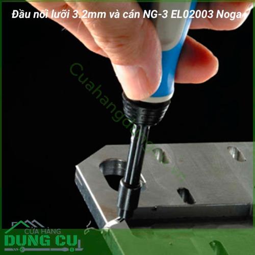 Đầu nối lưỡi 3.2mm và cán NG-3 EL02003 Noga