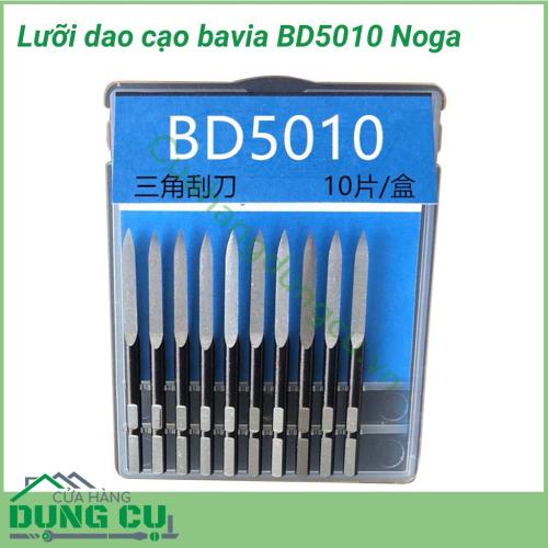 Lưỡi dao cạo bavia BD5010 Noga sử dụng để lấy dấu, cắt cạnh, cạo bavia.., phù hợp với mọi vật liệu: thép, nhôm, nhựa...