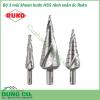 Bộ 3 mũi khoan bước HSS rãnh xoắn ốc Ruko 101026RO được thiết kế hình nón gồm nhiều đường kính trên cùng 1 mũi khoan. Ưu điểm khoan được nhiều lỗ có đường kính khác nhau trên cùng một mũi khoan mà không phải thay thế nhiều mũi.