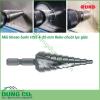 Mũi khoan bước Ruko 4-20 mm HSS chuôi lục giác 101051H một mũi khoan duy nhất sẽ thay thế cho một bộ 9 mũi khoan thông thường. Được làm từ thép gió HSS 4241 là mũi khoan cứng và bền bỉ trước các tấm vật liệu như gỗ, nhôm, đồng, sắt, thép, inox...