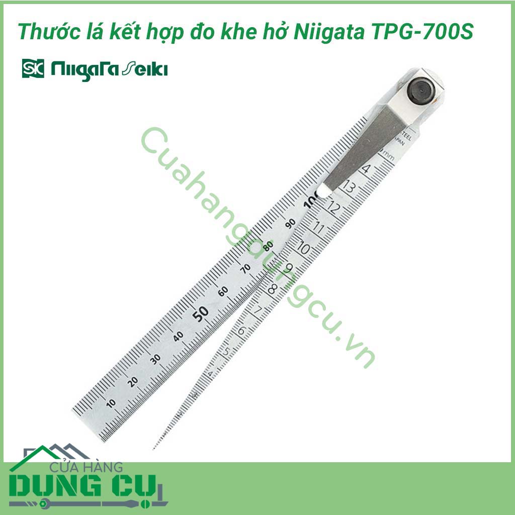 Thước lá kết hợp đo khe hở TPG-700S Niigata