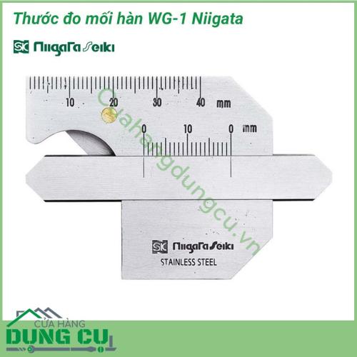 Thước đo mối hàn WG-1 Niigata là thiết bị quen thuộc của các kỹ thuật viên cơ khí, ngành xây dựng hay điện tử. Sản phẩm được sản xuất bởi thương hiệu Niigata, nó mang đến nhiều tính năng nổi bật như khả năng đo, ứng dụng linh hoạt với độ chính xác cao.